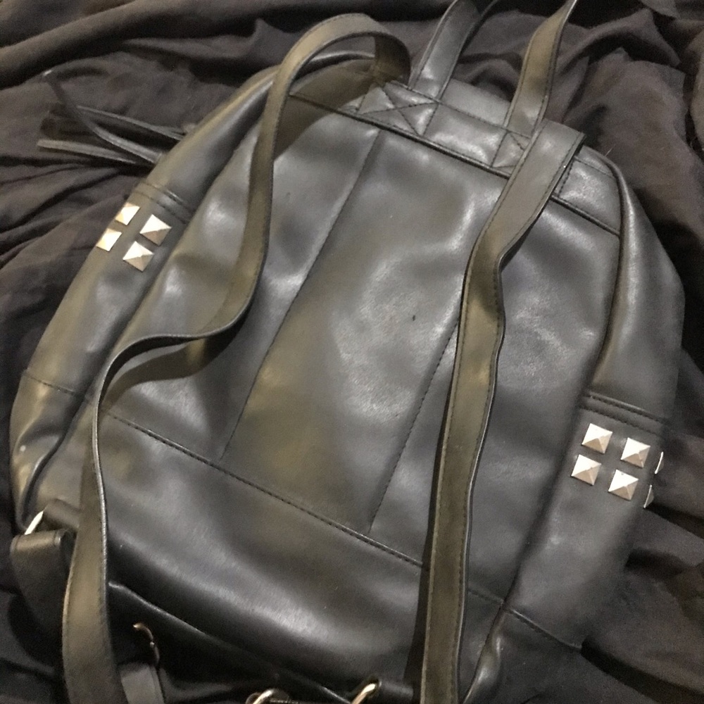 Studded Leather Mini-Backpack - Picture 3 of 3